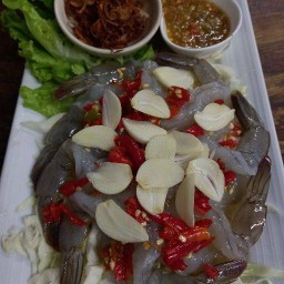 กุ้งแช่น้ำปลา