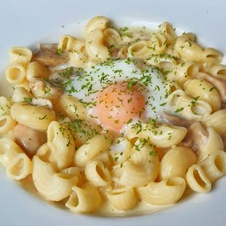 มักกะโรนีครีมซอสดับเบิ้ลชีส(Macaroni Double Cheese Cream Sauce