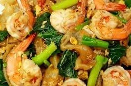 ผัดซีอิ้วกุ้ง