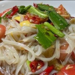 ตำเส้นเล็กปลาร้า