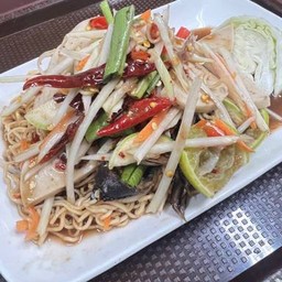 ตำมาม่าหมูยอ