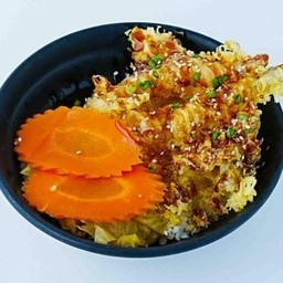 ข้าวหน้ากุ้งเทมปุระ