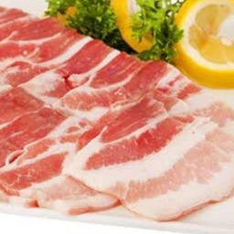หมูสามชั้นสไลด์ 4 ชิ้น