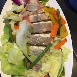 ปลาทับทิมนึ่งแจ่ว