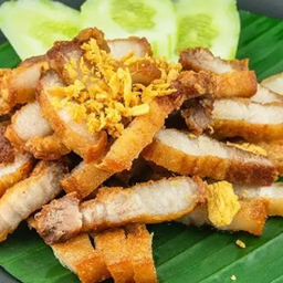 หมูกรอบทอด