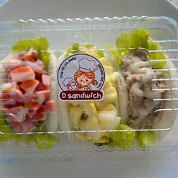 เเซนวิชบับ 3 ชิ้น