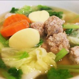 แกงจืดเต้าหู้หมูสับ