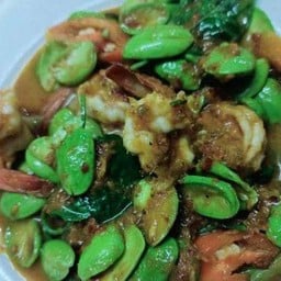 สะตอกุ้งผัดเผ็ด