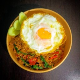 กระเพรารสเจ็บ สาขาดอนเมือง ข้าวกระเพรา  อาหารรสเจ็บ