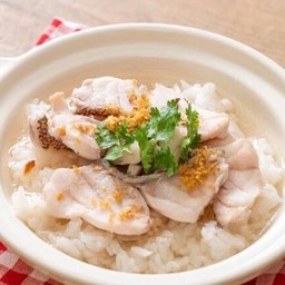 ข้าวต้มปลากะพงทะเล