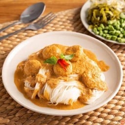 ขนมจีนน้ำยากะทิ (ตีนไก่)