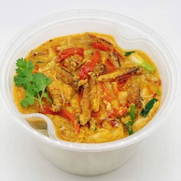 ข้าวก้ามอ่อนปูผัดผงกะหรี่