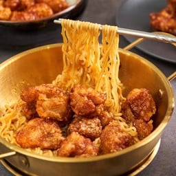 รามยอนแห้งใส่ไก่ทอดเกาหลี เลือกซอสได้