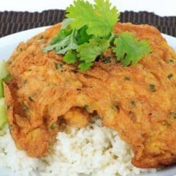 ข้าวไข่เจียว(ไข่เจียว2ฟอง)