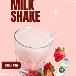 นมสตรอว์เบอร์รี่ปั่น 0%fat No sugar