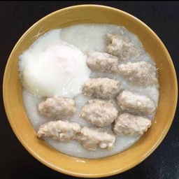 Pork Congee Special With Egg