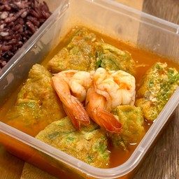 แกงส้มไข่ชะอมกุ้ง