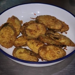 มะเขือยาวชุบไข่ทอด