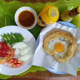 โรตีไข่ดาวแกง1ชุด