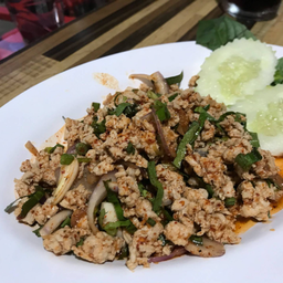 ลาบหมูสุก
