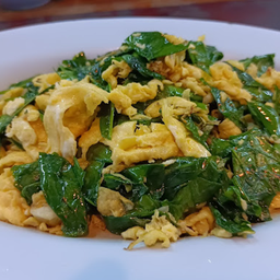 ผักเหรียงผัดไข่