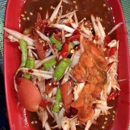 ตำปูปลาร้าหอยดอง