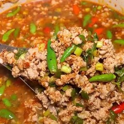 ต้มยำหมูสับ