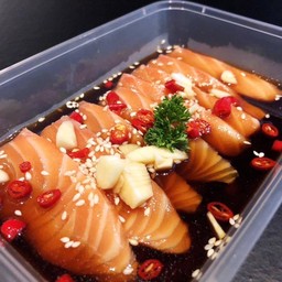 แซลมอนดองซีอิ๊วเกาหลี