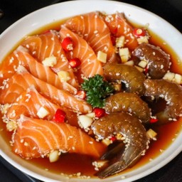 Half set [กุ้ง+แซลมอน]