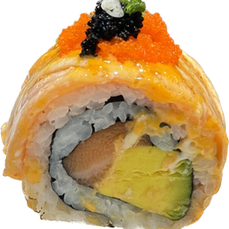 ซูชิแซลมอนอโวคาโดสไปซี่โรล