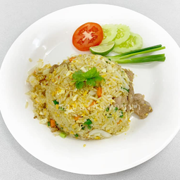 D ข้าวผัด เนื้อ