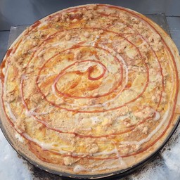 พิซซ่า+ไข่+หมูหยอง