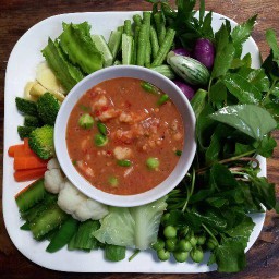 น้ำพริกกุ้งสด