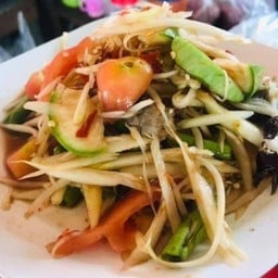 [อร่อยซ่ากับโค้ก] ตำปูปลาร้า +  โค้ก ออริจินัล (ขวด)