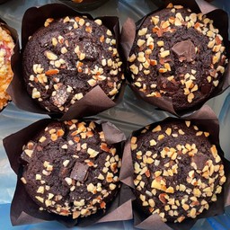 Muffin chocolate almond