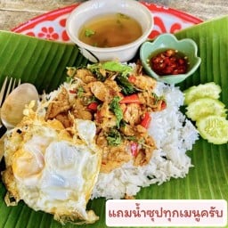 กะเพราน้ำซุป