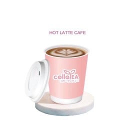 ลาเต้ร้อน (by colla tea cafe)