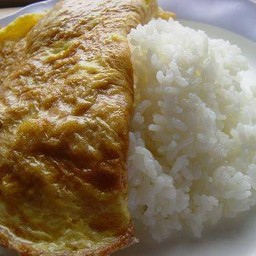 ข้าวไข่เจียวหมูสับ