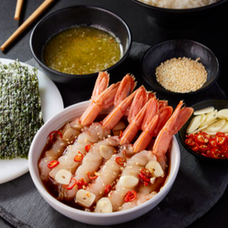 Set กุ้งดองซีอิ๊ว (เดลิเวอรี่)