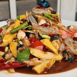 ตำป่ากุ้งสด