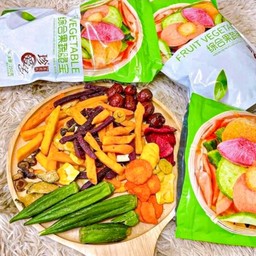 ผักผลไม้อบกรอบห่อเขียว