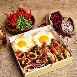 กะเพราถาดจิ๋ว-ทะเล