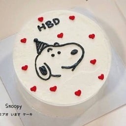 เค้ก Snoopy ขนาดครึ่งปอนด์