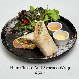 Ham Cheese And Avocado Wrap - แร็พแฮมชีส