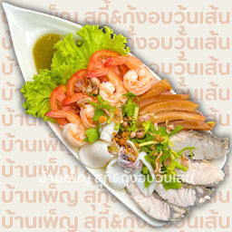 เนื้อปลากะพงลวกจิ้ม