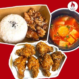 กินกับไก่ - ข้าวหน้าไก่&ไก่ทอดเกาหลี กินกับไก่ กำเนิดเพชร