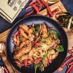 กับข้าว-กะเพรากุ้ง