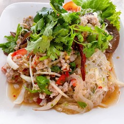 ยำวุ้นเส้นหมูสับ