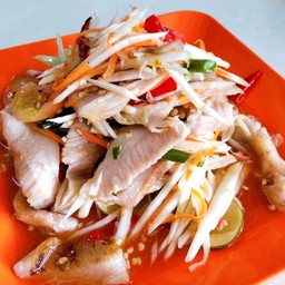 ส้มตำคอหมูย่าง