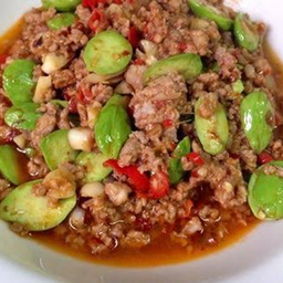 สะตอผัดหมูสับ